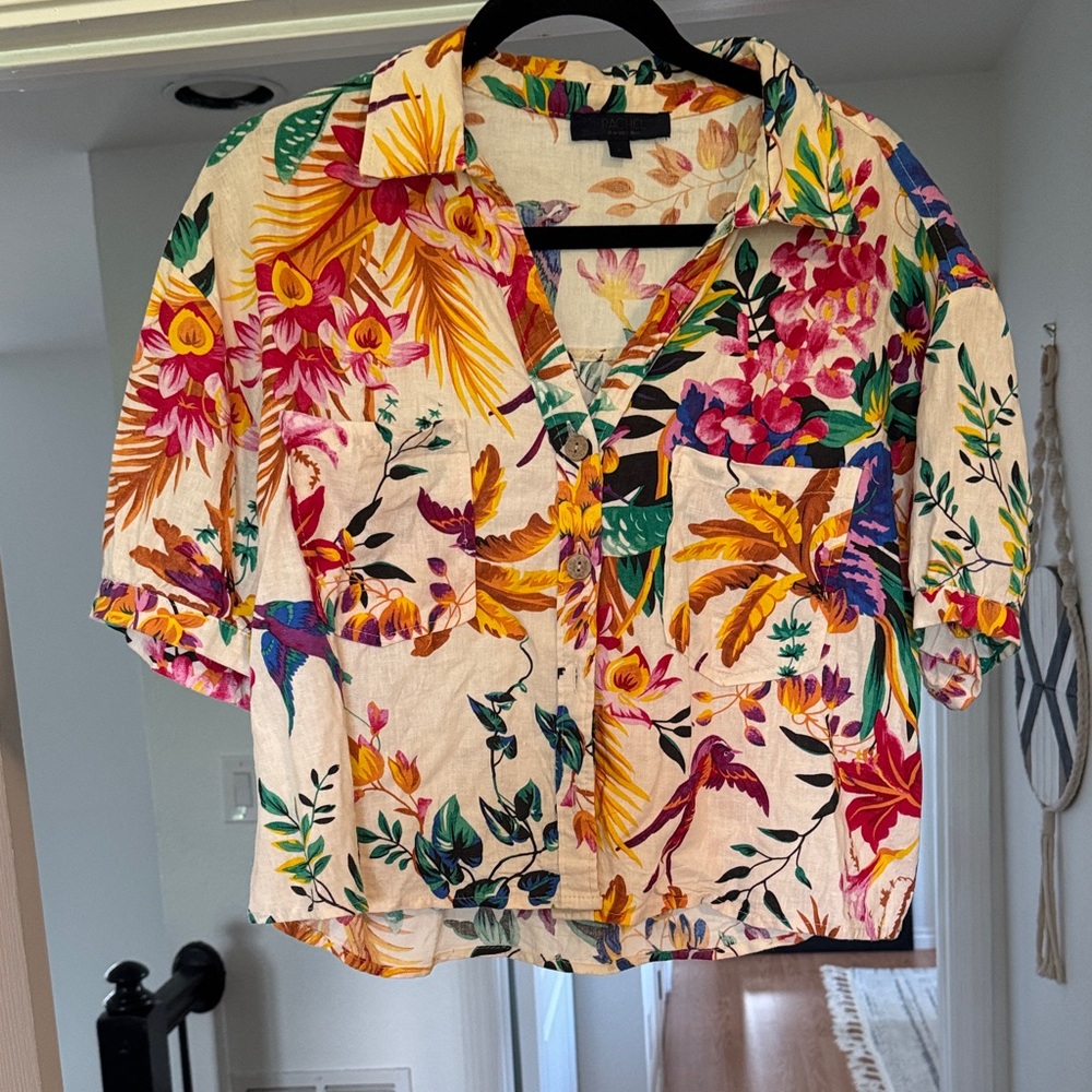 Cropped Hawaiian Shirt